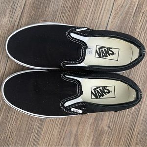 Black unisex VANS women’s US size 8 men’s 6.5 brand new